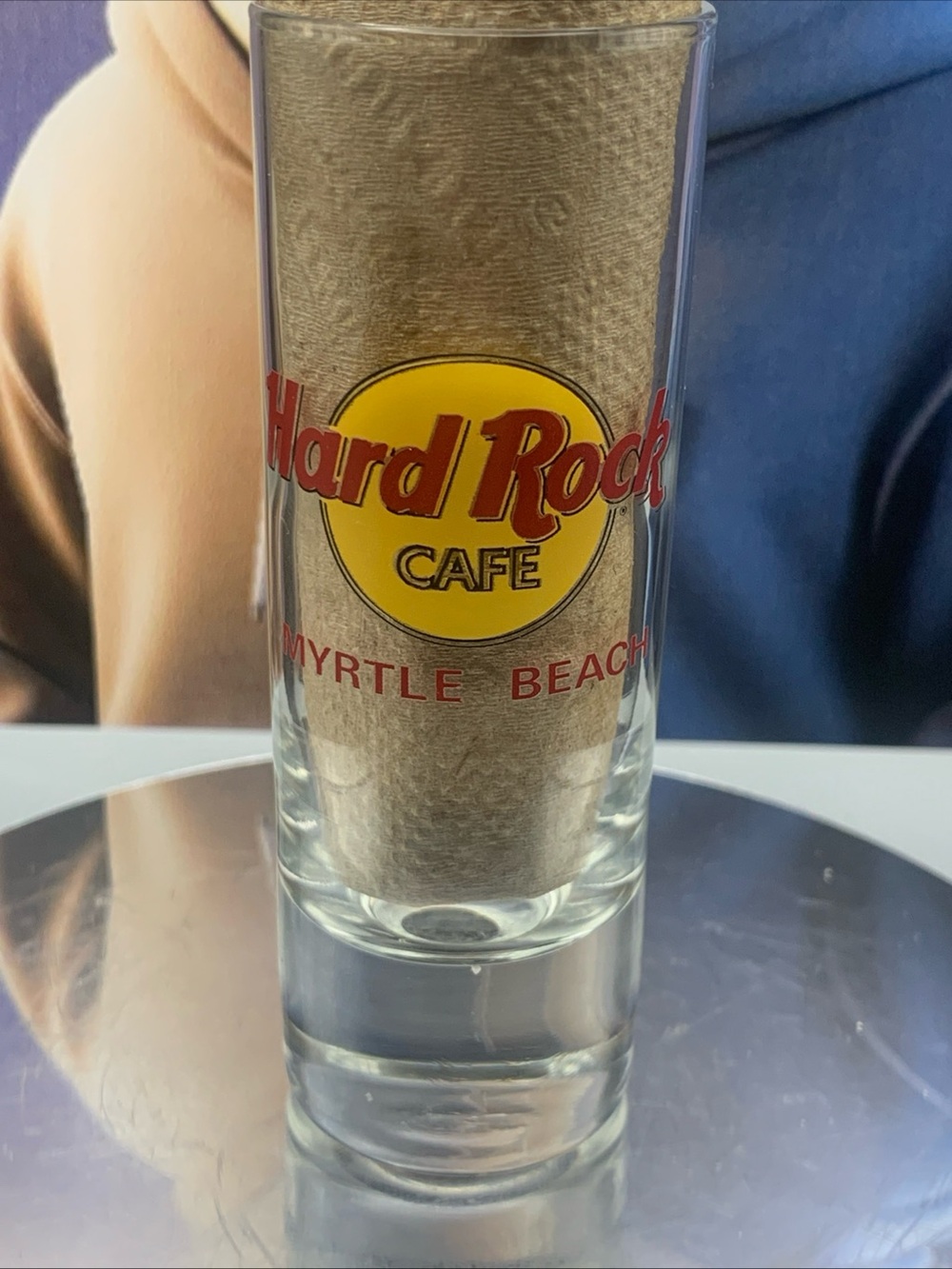 Vintage Hard Rock Cafe Myrtle Beach Shot Glass Shotglass